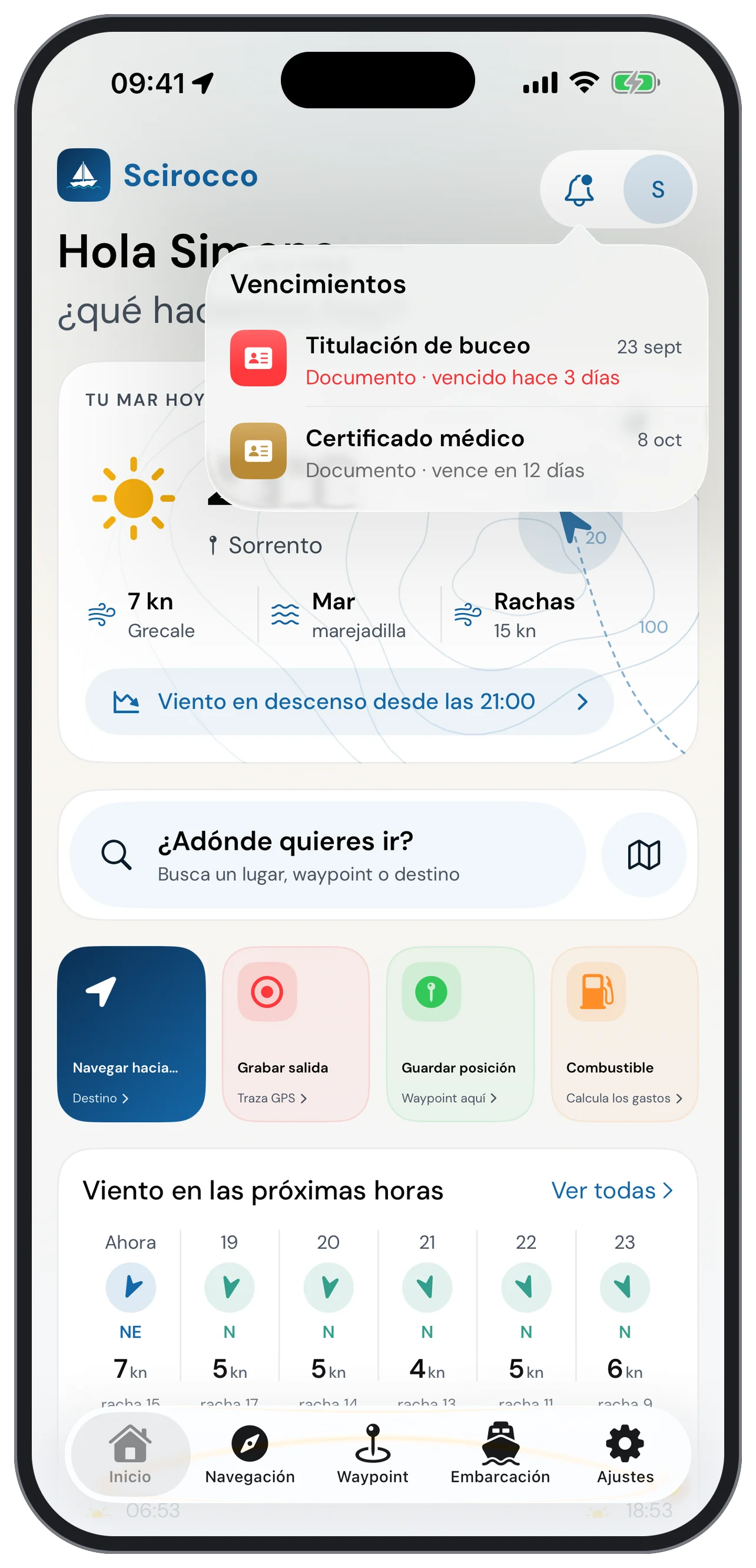 Mantenimiento, seguros y documentos