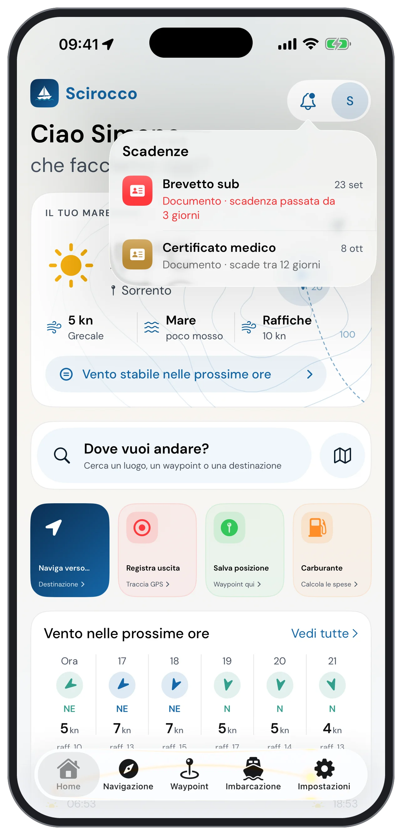 Manutenzione, polizze e documenti