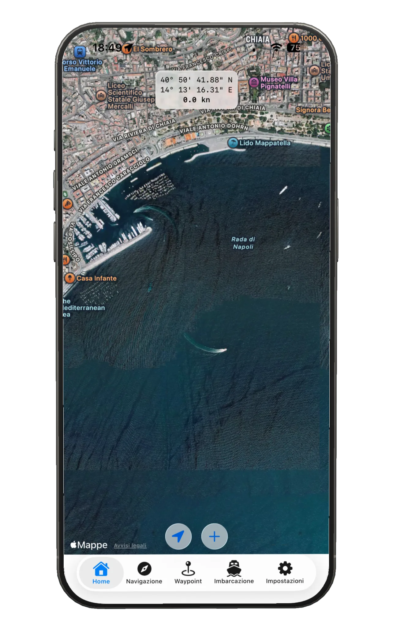 Mappa con i tuoi waypoint